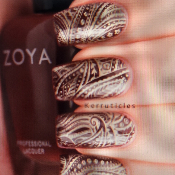 Nail Stamping Plate - Born Pretty #10 - Picture 2 of 2